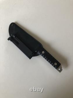 BROCK Combat Options Tanto Fixed Blade Knife Black G10 with Kydex Sheath