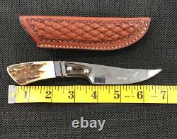 BUCK 018, SPUR, LTD EDITION, 191 Of 200, Fixed Blade Knife with Sheath, Free Shipping