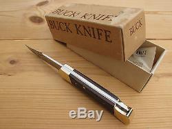 BUCK 110 HUNTING KNIFE, 3rd VERSION 8th VARIATION, 1968-70, 440C, SHEATH, USA