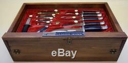 BUCK 12 KNIFE Collection Display Case Fixed 120 119 116 Folding 110 321 301Blade
