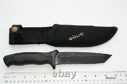 BUCK 653n Nighthawk USA made Tactical fixed blade Hunting knife WithSheath 653