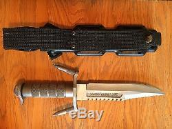 BUCK BUCKMASTER 184 SURVIVAL HUNTING KNIFE WITH HOLLOW HANDLE