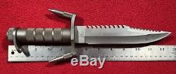 BUCK Buckmaster 184 Survival Knife USA PAT PEND with Compass and Original Sheath