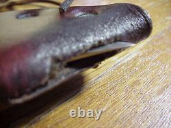 BUCK KALINGA USA Vintage FIXED BLADE HUNTING KNIFE in Leather Scabbard