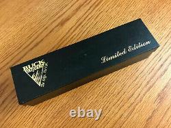 BUCK STAG 191 ZIPPER signed 178/500 chuck 2004 KNIFE NEVER USED IN BOX RARE