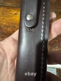 BUCK USA 2016 120 BRASS COCOBOLO WOOD HANDLES HUNTING KNIFE. Excellent