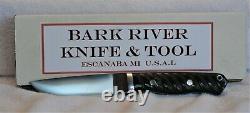 Bark River Gameskeeper Hunting Knife Black Impala Scales Better Than New