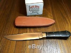 Bark River Knife And Tool Rogue Bowie, 1st Run, Rarer Hidden Tang, Micarta