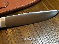 Bark River Knife And Tool Rogue Bowie, 1st Run, Rarer Hidden Tang, Micarta