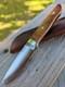 Bark River Knife & Tool Mountaineer Prototype Barn Era Bark River MI Amboyna Bur