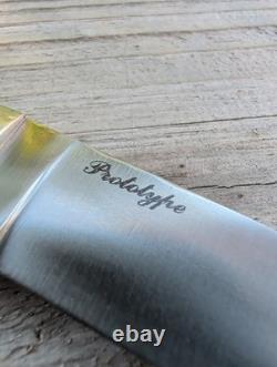Bark River Knife & Tool Mountaineer Prototype Barn Era Bark River MI Amboyna Bur