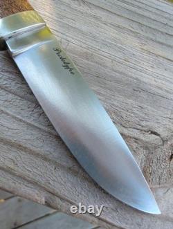 Bark River Knife & Tool Mountaineer Prototype Barn Era Bark River MI Amboyna Bur