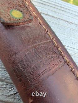 Bark River Knife & Tool Mountaineer Prototype Barn Era Bark River MI Amboyna Bur