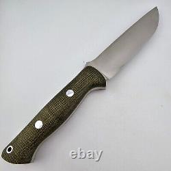 Bark River Knives Bravo 1.25 Fixed Blade Knife Evergreen Micarta CPM 3V Sheath