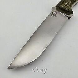 Bark River Knives Bravo 1.25 Fixed Blade Knife Evergreen Micarta CPM 3V Sheath