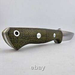 Bark River Knives Bravo 1.25 Fixed Blade Knife Evergreen Micarta CPM 3V Sheath