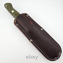 Bark River Knives Bravo 1.25 Fixed Blade Knife Evergreen Micarta CPM 3V Sheath