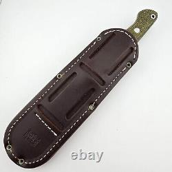 Bark River Knives Bravo 1.25 Fixed Blade Knife Evergreen Micarta CPM 3V Sheath