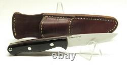 Bark River Knives Gunny Hunter Jimped, CPM 3V, Black Canvas, Red Liner, 1st Rn