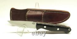 Bark River Knives Gunny Hunter Jimped, CPM 3V, Black Canvas, Red Liner, 1st Rn