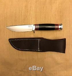 Bark River Knives Manitou CPM Cru-Wear Black Canvas Micarta Nearly New Condition