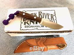 Bark River Knives Micro Bravo in CPM 154 steel Brown Micarta scales -USA made