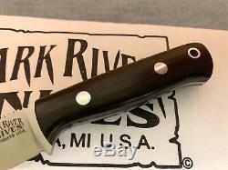 Bark River Knives Micro Bravo in Elmax steel Green Micarta scales -USA made