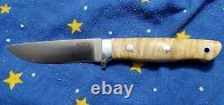 Bark River Knives Mountianer II CPM Cru-Wear (Natural Curly Maple)
