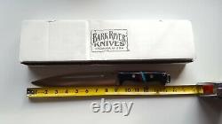 Bark River Knives Pig Sticker Black Canvas Micarta Handle CPM-154 Steel Blade