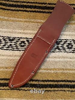 Bark River Knives Teddy II A-2 Stacked Leather, Historical Series, Bowie Hunting