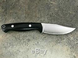 Bark River North Country EDC Knife CPM-154 Black Canvas 02-054MBC Fixed Blade