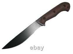 Bastinelli Creations SILENCE Large Plain Edge- Knife And Sheath Only
