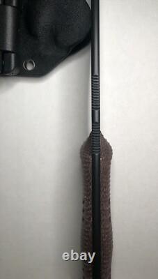 Bastinelli Creations SILENCE Large Plain Edge- Knife And Sheath Only