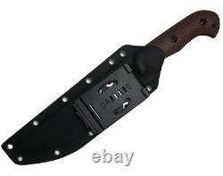 Bastinelli Creations SILENCE Large Plain Edge- Knife And Sheath Only