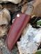 Battle Horse Knives EDC BHK Knives. 01 Steel With Leather Sheath