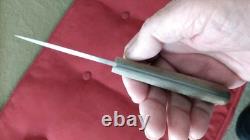 Battle Horse Knives EDC BHK Knives. 01 Steel With Leather Sheath