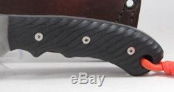 Battle Horse Knives, RDB Companion Knife, O1 Tool Steel, Twisted Black Micarta