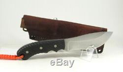 Battle Horse Knives, RDB Companion Knife, O1 Tool Steel, Twisted Black Micarta