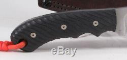 Battle Horse Knives, RDB Companion Knife, O1 Tool Steel, Twisted Black Micarta