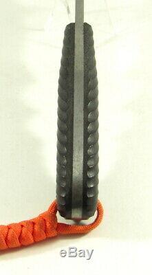 Battle Horse Knives, RDB Companion Knife, O1 Tool Steel, Twisted Black Micarta