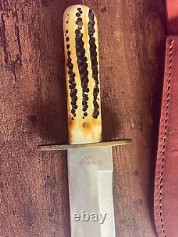 Bear And Son Bowie Knife Stag Handle