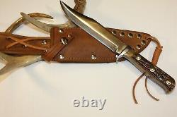 Beautiful Rare PUMA STAG- BOWIE -1968 knife and sheath. NICE