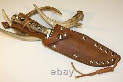 Beautiful Rare PUMA STAG- BOWIE -1968 knife and sheath. NICE