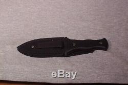 Bench Mark Boot Knife Double Edge Dagger With Sheath Never Used Made In The USA