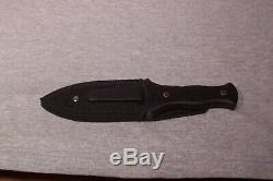 Bench Mark Boot Knife Double Edge Dagger With Sheath Never Used Made In The USA