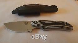 Benchmade 15016 Black Grey HIDDEN CANYON knife with sheath