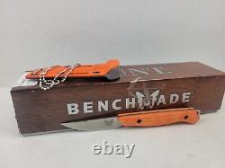 Benchmade 15700 Flyway Fixed Blade Knife Orange