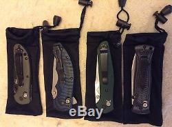 Benchmade 940, 300, 531, 556 (serrated) olive knife lot