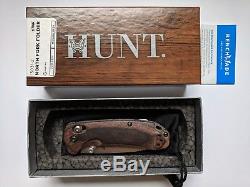 Benchmade Hunt 15031-2 North Fork Folder, Axis Knife, Wood Handle, Satin S30V