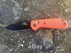 Benchmade Mini Griptilian 558BK, Doug Ritter RSK, Orange Pocket Knife S30V